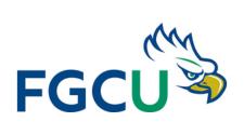 Logo for FGCU